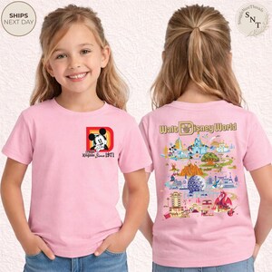 Kids Walt Disney World Magic Kingdom 1971 Shirt, Mickey D Vintage Graphic Tee, Disney Family Vacation Shirt for Boys Girls bild 6