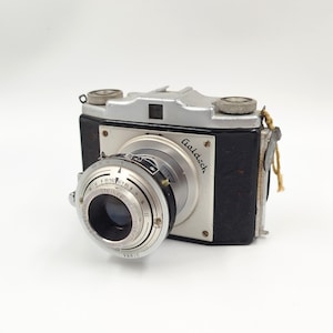 Cámara Goldammer Goldeck IV 120 de película, formato 6x6, objetivo Steiner de 75 mm f/4.5. Colección de cámaras.