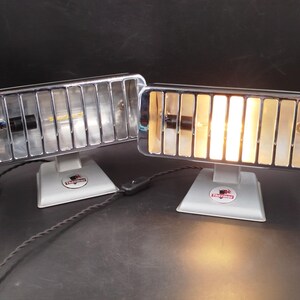 Lampe Radiateur Vintage Thermor 1000W – Industrielle Chrome Gris – À Poser