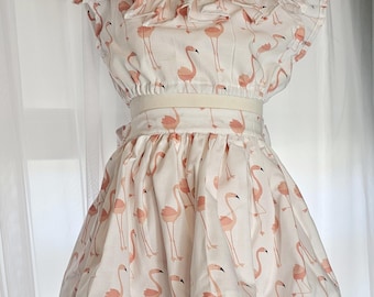 1940s styled flamingo 3 piece set size 4