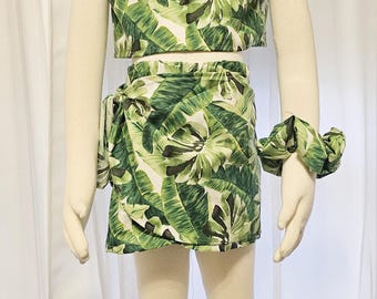 Conjunto tropical de 2 piezas talla 3
