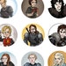 Game of Thrones ASOIAF 1 Character Mini Pinback Button - Etsy