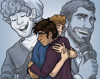 Promise Me mini graphic novel comic book of LGBTQ queer webcomic Radio Silence