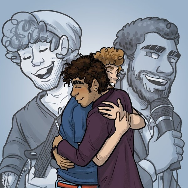Promise Me mini graphic novel comic book of LGBTQ queer webcomic Radio Silence