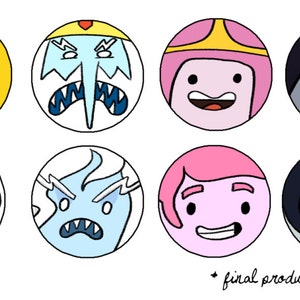 Adventure Time 1 inch button