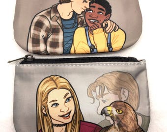 Animorphs Jake/Cassie or Rachel/Tobias coin purse pouch