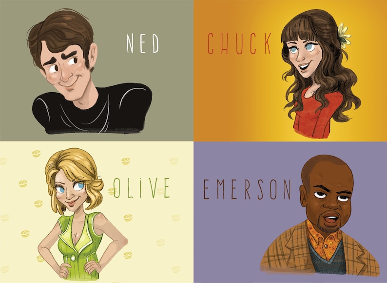 Pushing Daisies Ned Chuck Olive Emerson 1 Inch Button - Etsy