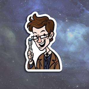 Doctor Who 10th Doctor 3&quot; vinyl sticker
