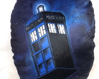 Doctor Who TARDIS 13th Doctor double sided 12" character pillow cushion