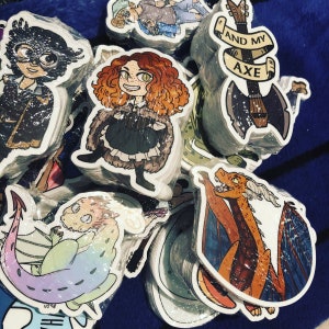 Multiple 3" vinyl stickers (bulk)