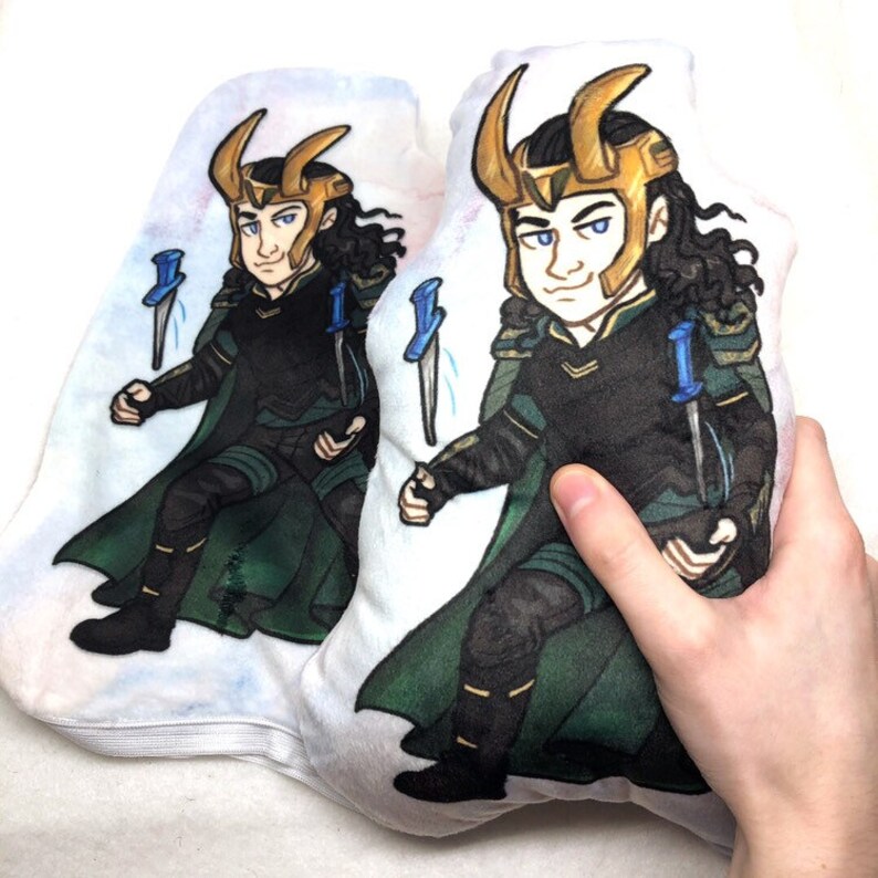 Loki MCU double sided 10 character pillow plushie cushion image 4