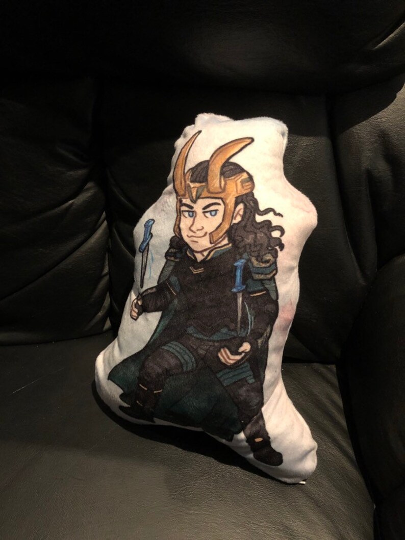 Loki MCU double sided 10 character pillow plushie cushion image 2