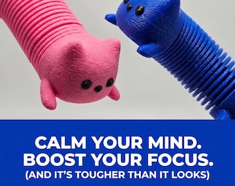 Fidgetspeeltje Spring Kitty