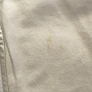 Vintage Barefoot Dreams Baby Blanket Plush Satin Trim Moments Milestones image 7