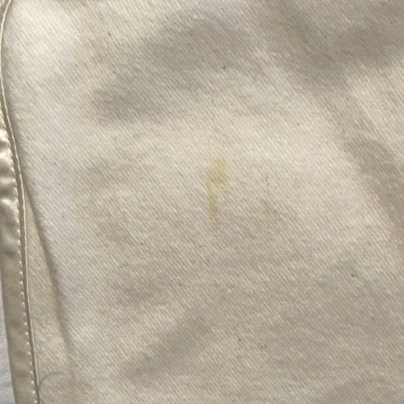 Vintage Barefoot Dreams Baby Blanket Plush Satin Trim Moments Milestones image 7