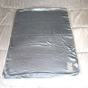 Vintage Barefoot Dreams Baby Blanket Plush Satin Trim Moments Milestones image 6