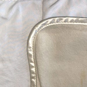 Vintage Barefoot Dreams Baby Blanket Plush Satin Trim Moments Milestones image 8