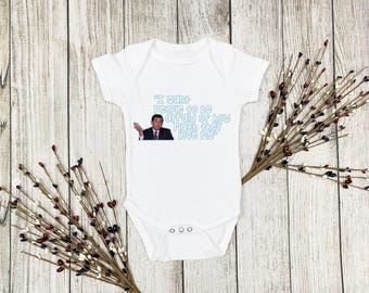 The Office Baby Onesie® Funny Baby Onesie® Michael Scott, The Office, Baby Onesie®, The Office Onesie® Baby Shower Gift, Funny Onesie®
