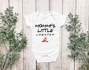 Mommy's Little Lobster Onesie® Little Lobster Onesie® My Lobster, Friends Memorabilia, Cute Baby Onesie® Friends Onesie® Baby Shower Gift
