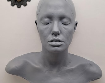 Angelina Jolie Face cast (Tomb Raider - Maleficent) Replica Life Mask in Resin