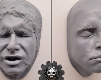 Star Wars Life cast Set (Luke Skywalker & Han Solo in Carbonite) MADE TO ORDER
