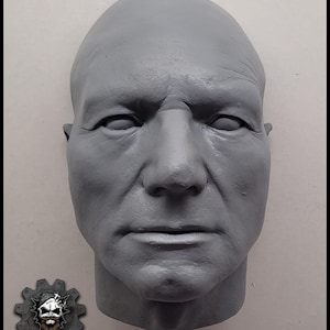 Patrick Stewart Face cast - Captain Picard - Locutus of Borg Replica