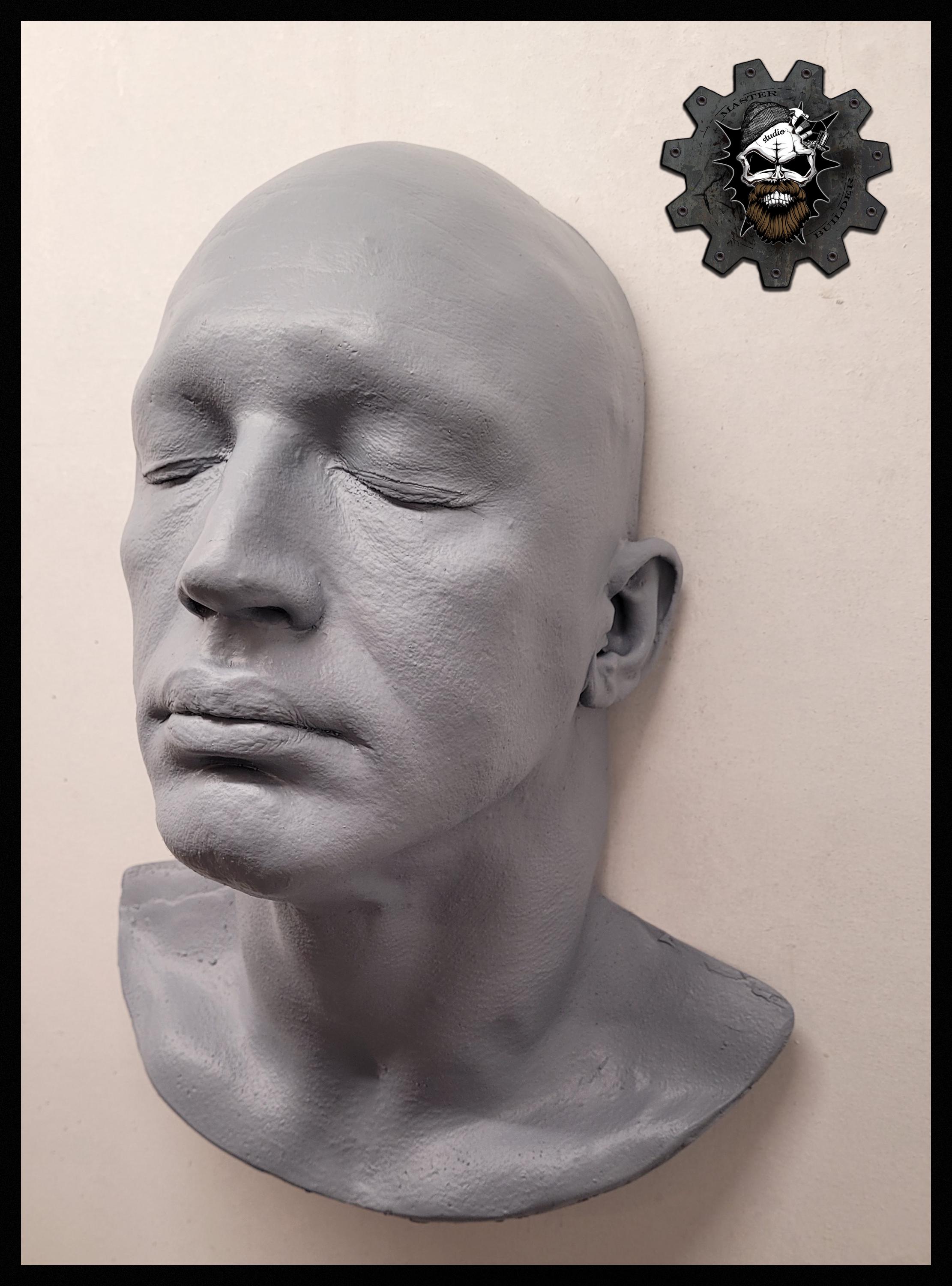 Tom Hrdy Rapper Mask Tom Hardy Face Cast (batman - Venom- Mad Max) Replica Life Mask in ...