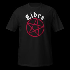 Libre Linux Pentagram Gildan 64000 soft Unisex shirt