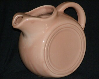 Vintage Pale Pink Coorsite Water Pitcher – Vintage Circa 1930's - 1950s #192