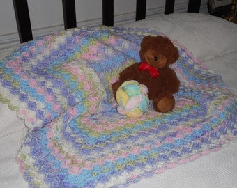 Bavarian Stitch Baby Afghan