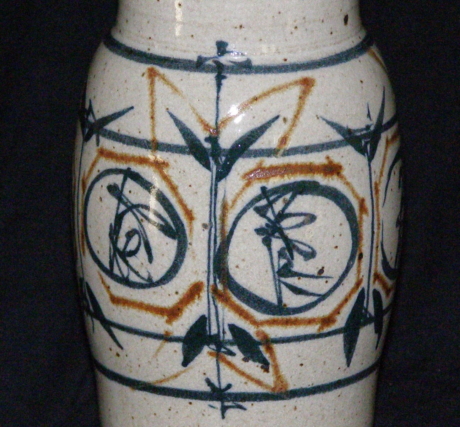 Vintage Stoneware Handmade Pottery Vase Craftsmanship is Etsy