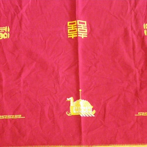 Vintage Chinese-Japaneses Blanket Throw Lap Travel Blanket Air China First Class not sure it's not Japaneses bild 1