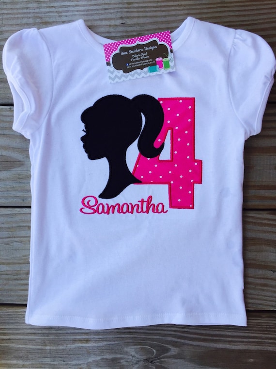 Barbie inspira camisa de cumpleaños | Etsy
