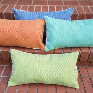 12 x 20 Indoor Outdoor Lumbar Diamond Pattern Pillow Cover Pillowcase MCM Retro Vintage-Inspired. Save 15% if you buy the set of four.