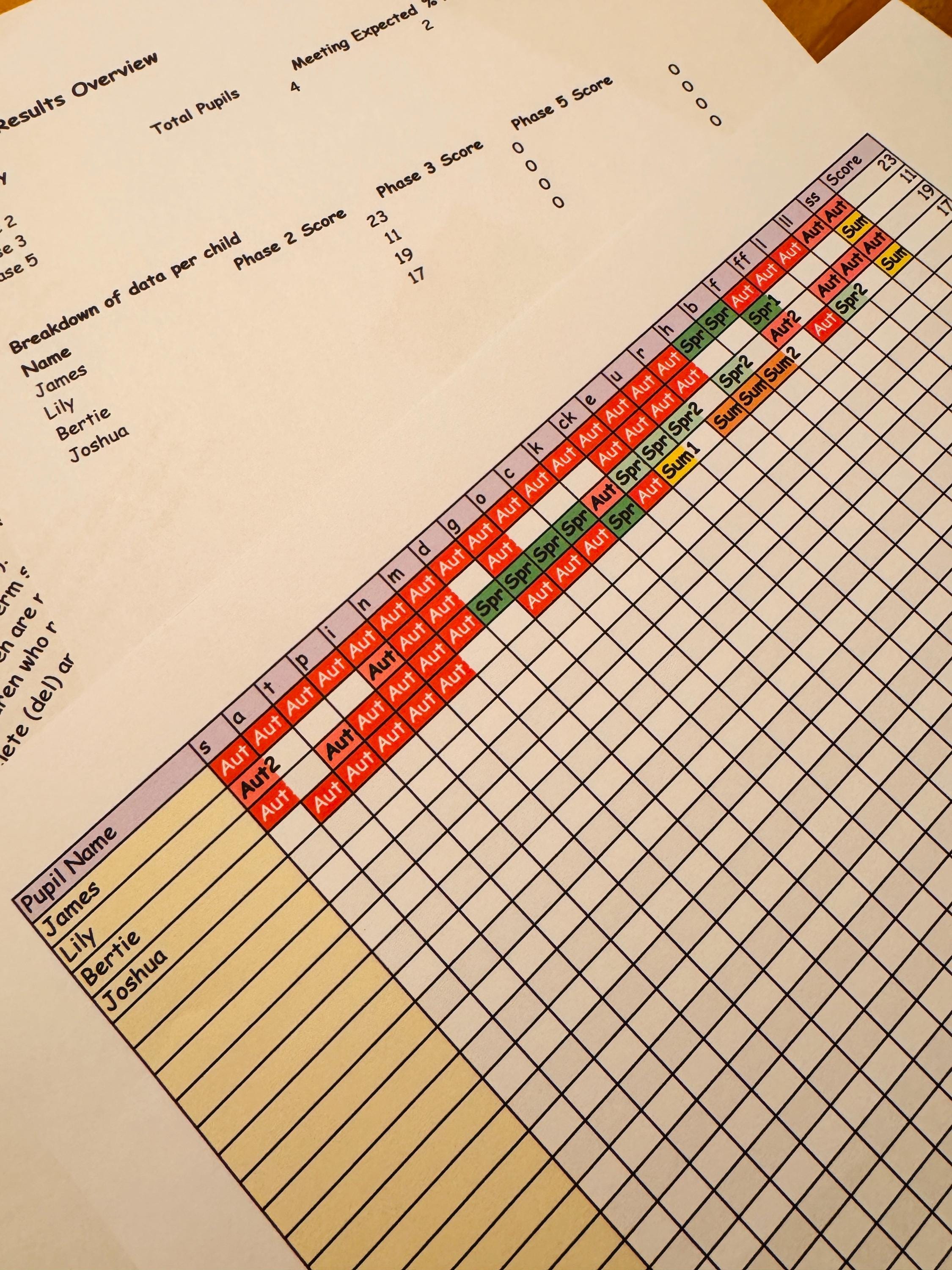 Eyfs Rtracker Age Ranges EYFS KS1 Phonics Assessment Tracker (digital Download) - Etsy