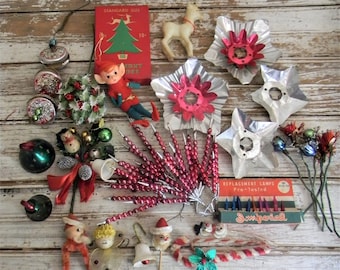Vintage christmas ornaments