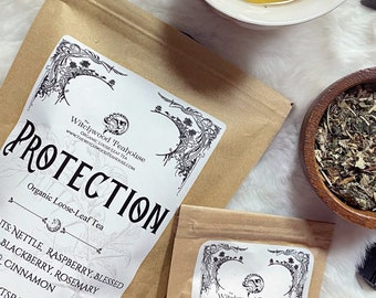 Protection Tea Organic Loose-Leaf Herbal Witch Tea