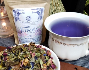 Faerie Tea, Loose-Leaf Organic, Fair Trade Ritual Witch Tea