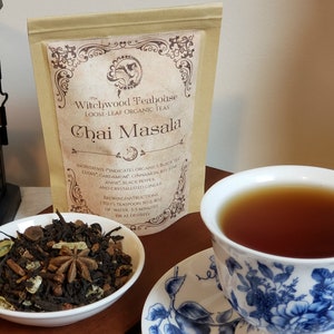 Chai Masala, Traditional Style, Organic Fair-Trade,  Loose Leaf Tea