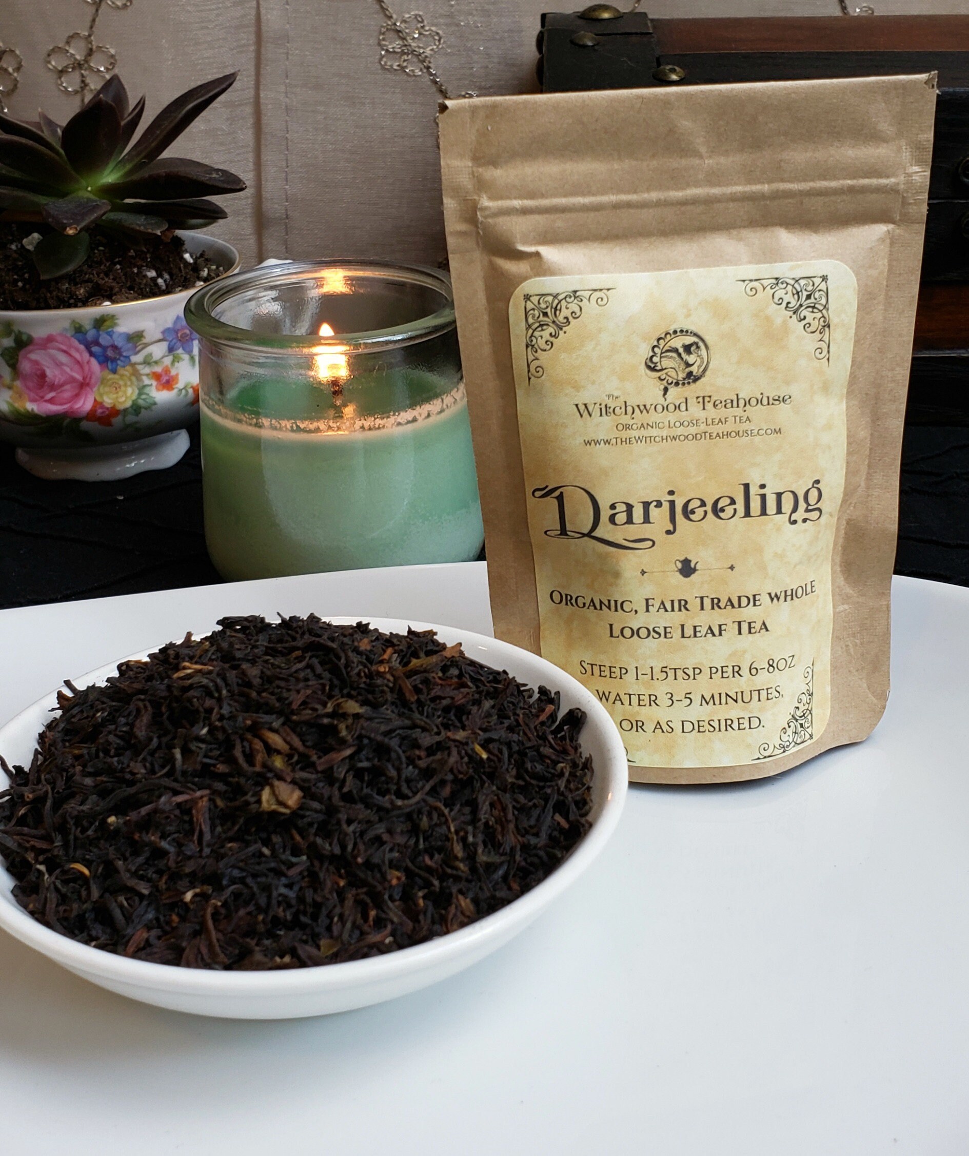 Darjeeling Organic Tea Whole Loose Leaf Tea