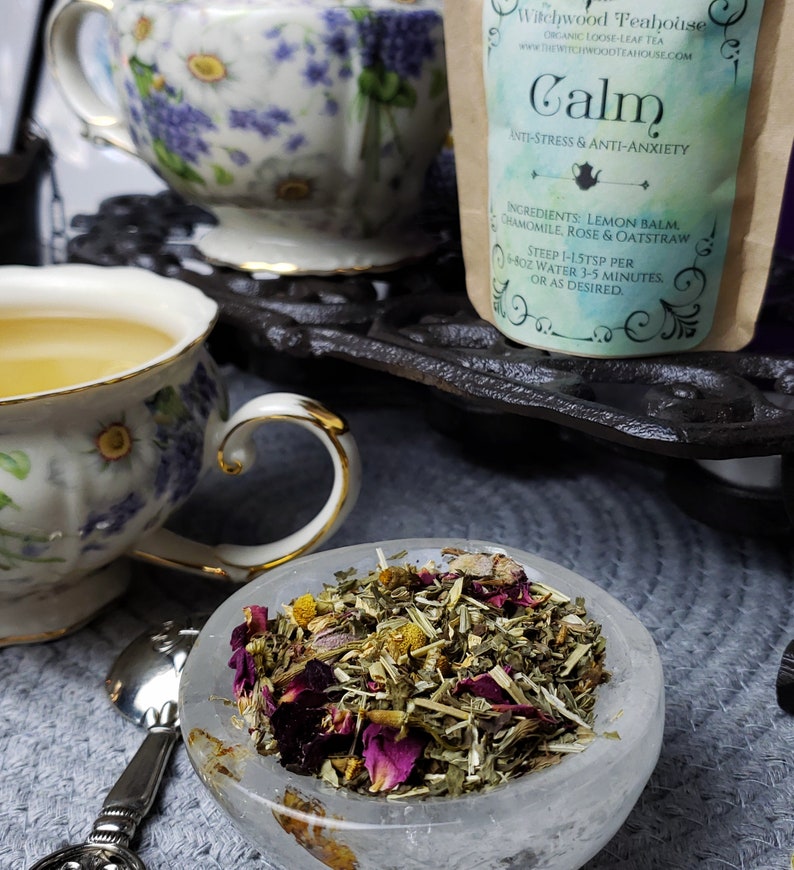 Calm Antistress & Antianxiety Tea Organic Loose Leaf Etsy
