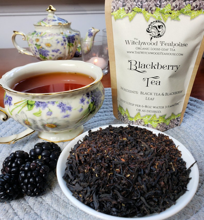 Blackberry Organic LooseLeaf Tea Etsy