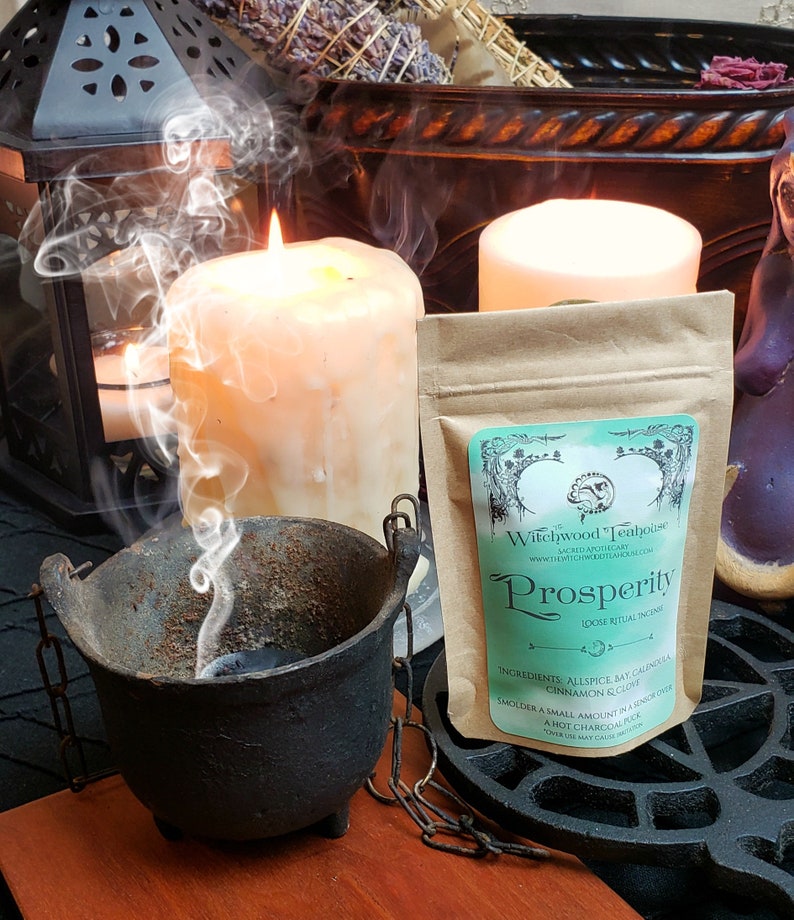 Prosperity Organic Loose Ritual Incense Etsy