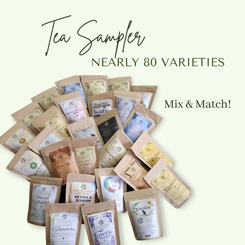 10 Loose Leaf Tea Sampler Gift Set Birthday Gift Box Gift Etsy