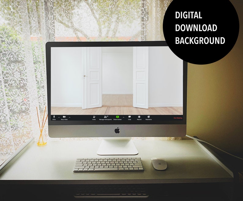 Neutral Zoom Background