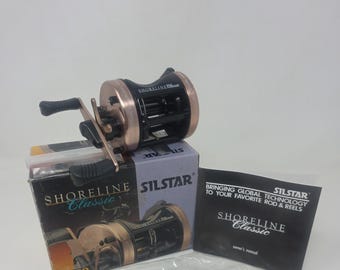 NOS Vintage Silstar Shoreline Classic SL60 Baitcasting Reel New In Box Manual