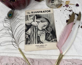 VTG 1947 Spring The Illustrator Magazine Art Instruction Inc Ephemera Design Art