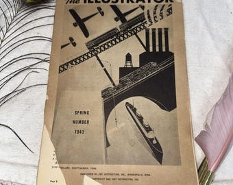 Vintage 1943 The Illustrator Art Instruction Inc Spring No 2 Francis Matera