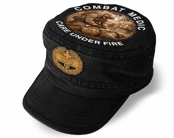 CMB. Gorra de médico de combate / Gorra militar "Atención bajo fuego", insignia 68W