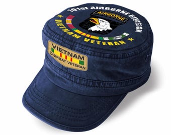 Vietnam Veteran 101st AIRBORNE Division Cap – Washed Cotton Military Hat